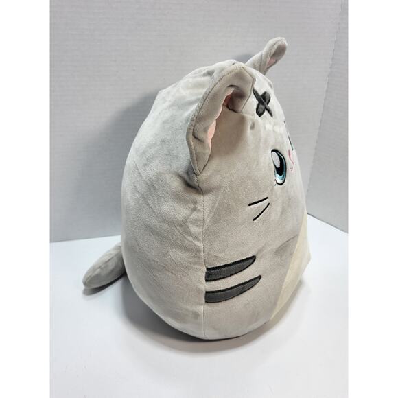 Squishmallows Kellytoy Tally the Grey Tabby Cat XOXO Special Edition Plush - Picture 2 of 8